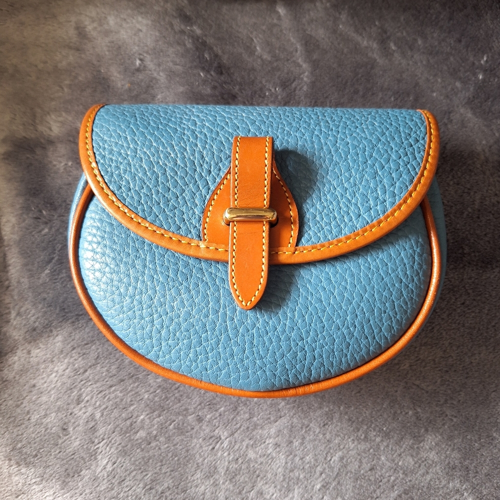 Dooney & Bourke Mediterranean Blue Mini Flap Bag